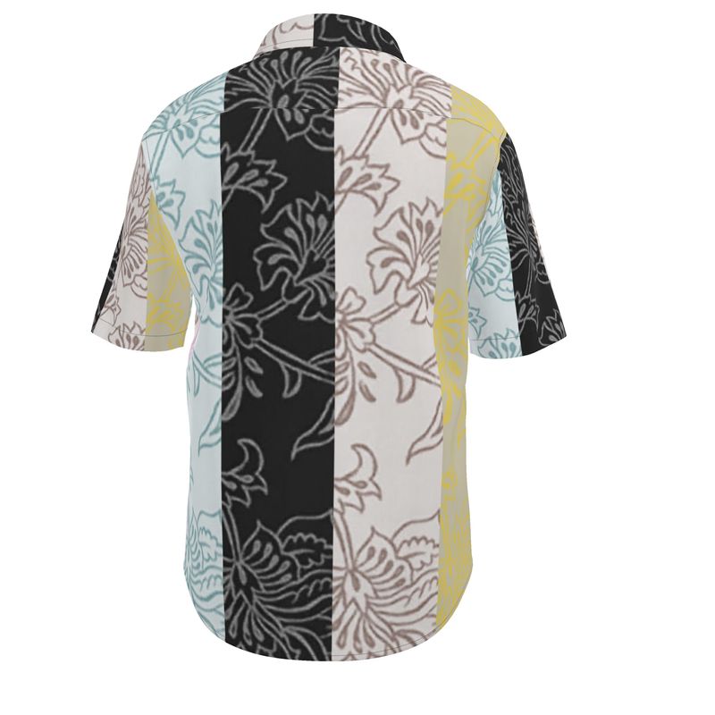 Flowers Mens Short Sleeve Shirt