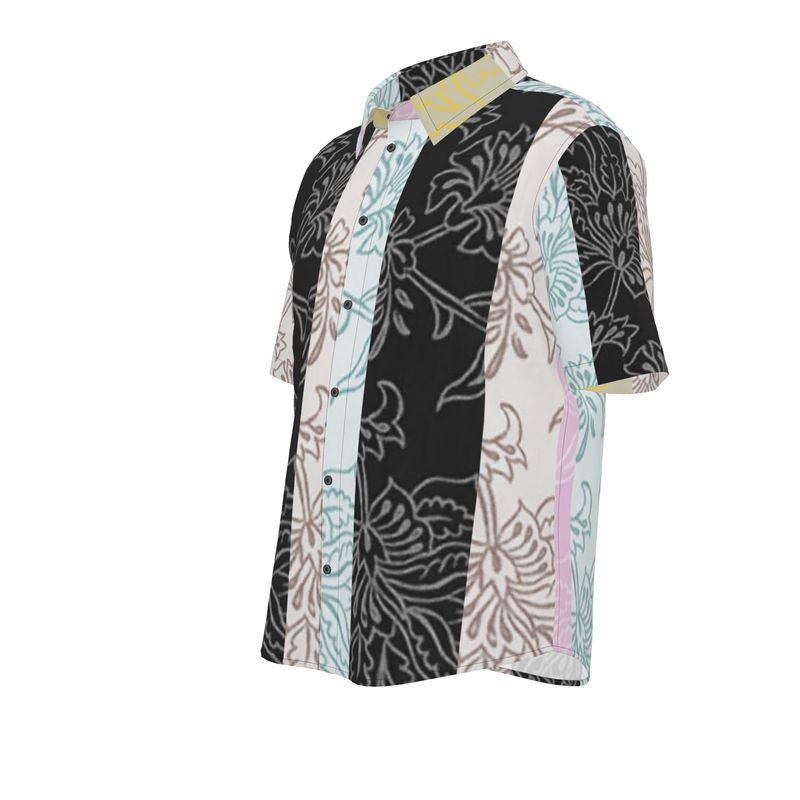 Flowers Mens Short Sleeve Shirt