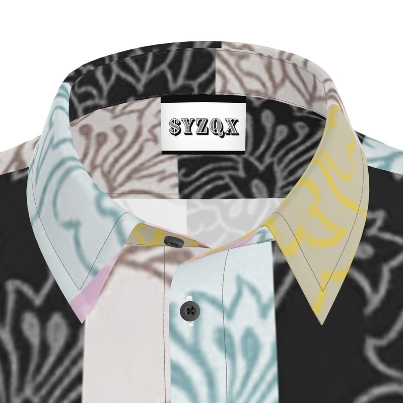 Flowers Mens Short Sleeve Shirt
