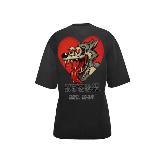 Thirsty wolf Womens Oversized T-Shirt