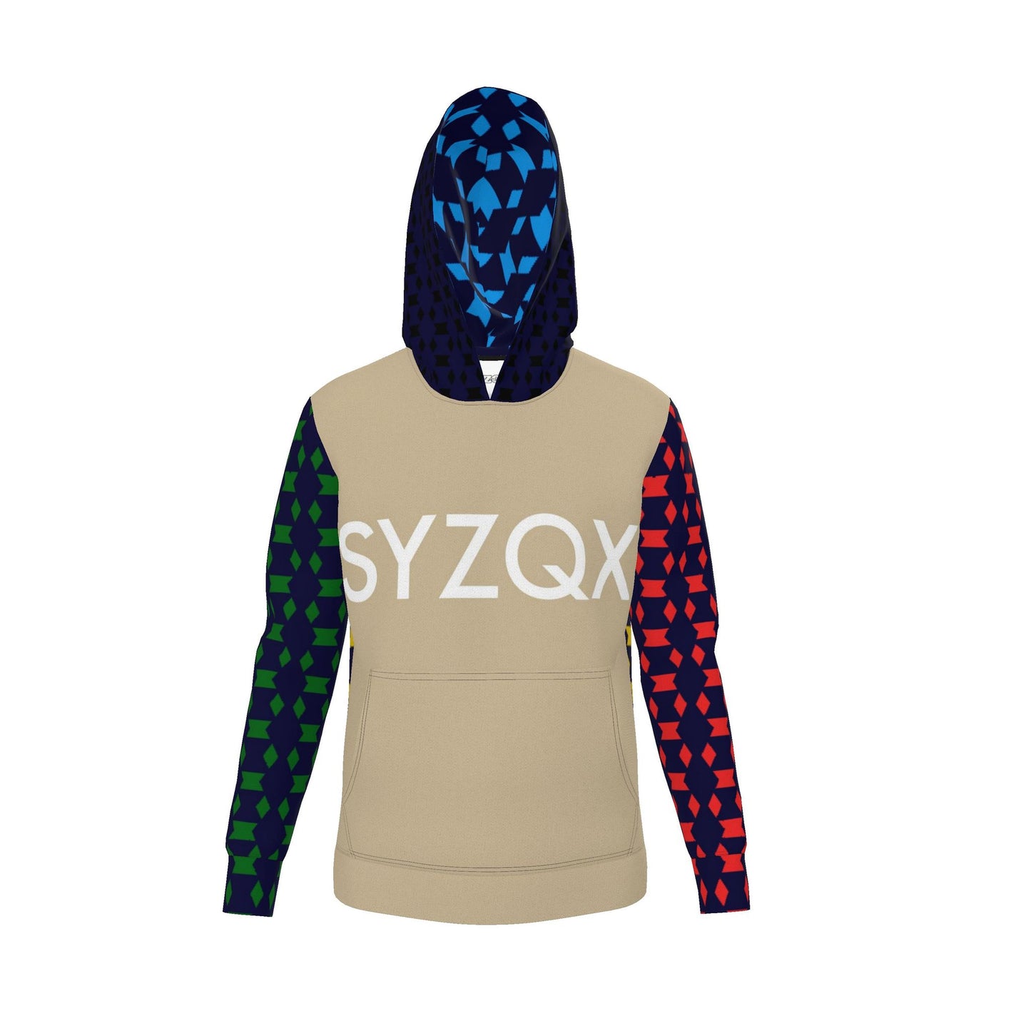 Beige SYZQX Hoodie
