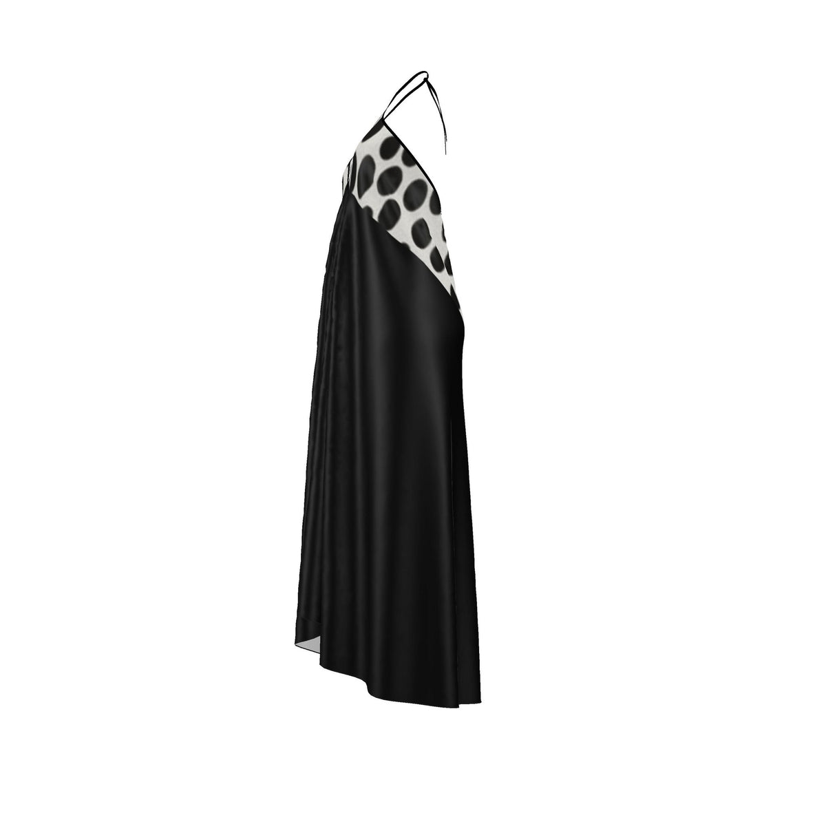 Halterneck backless dress
