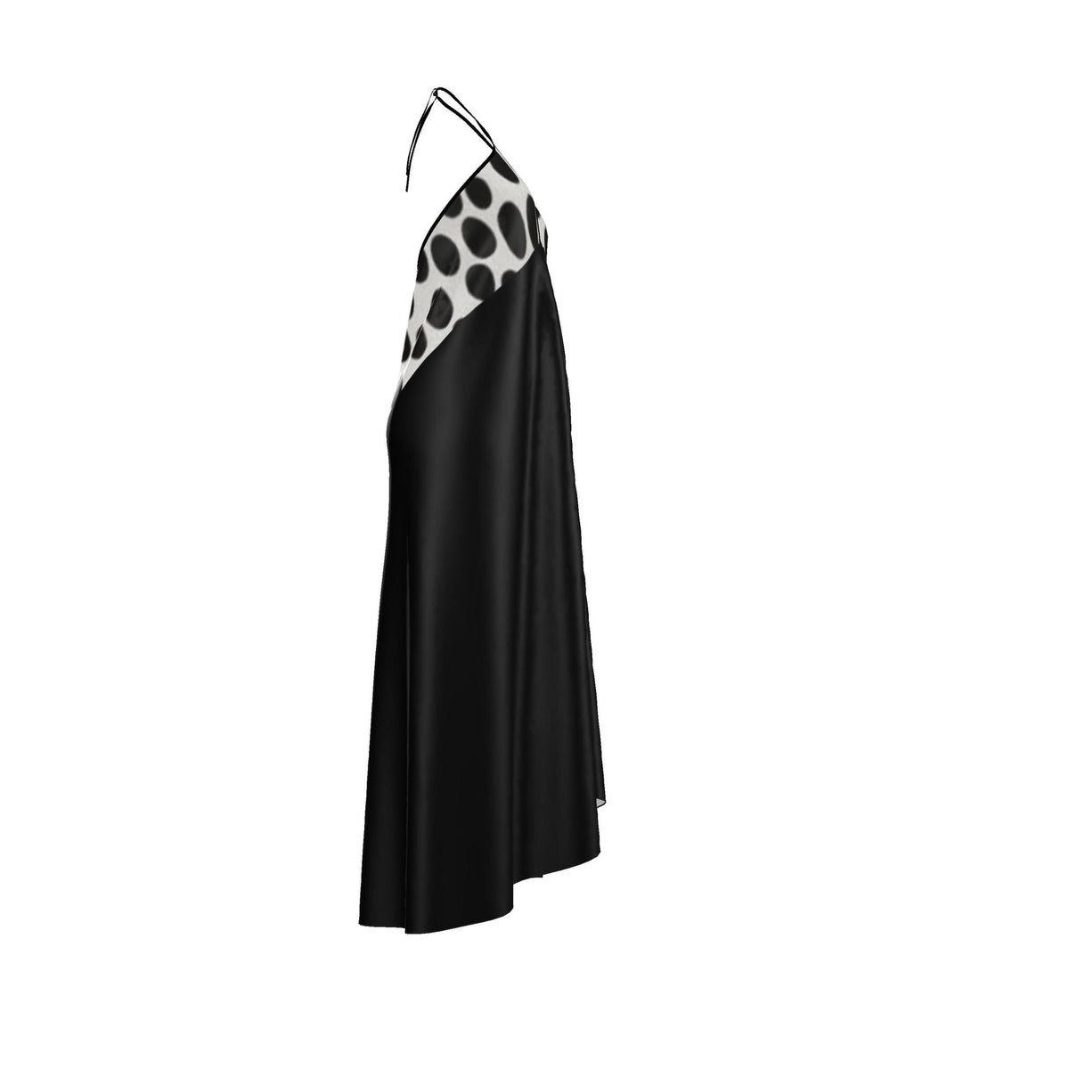 Halterneck backless dress