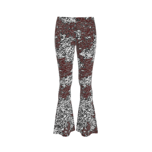 High Waisted Flared Leggings