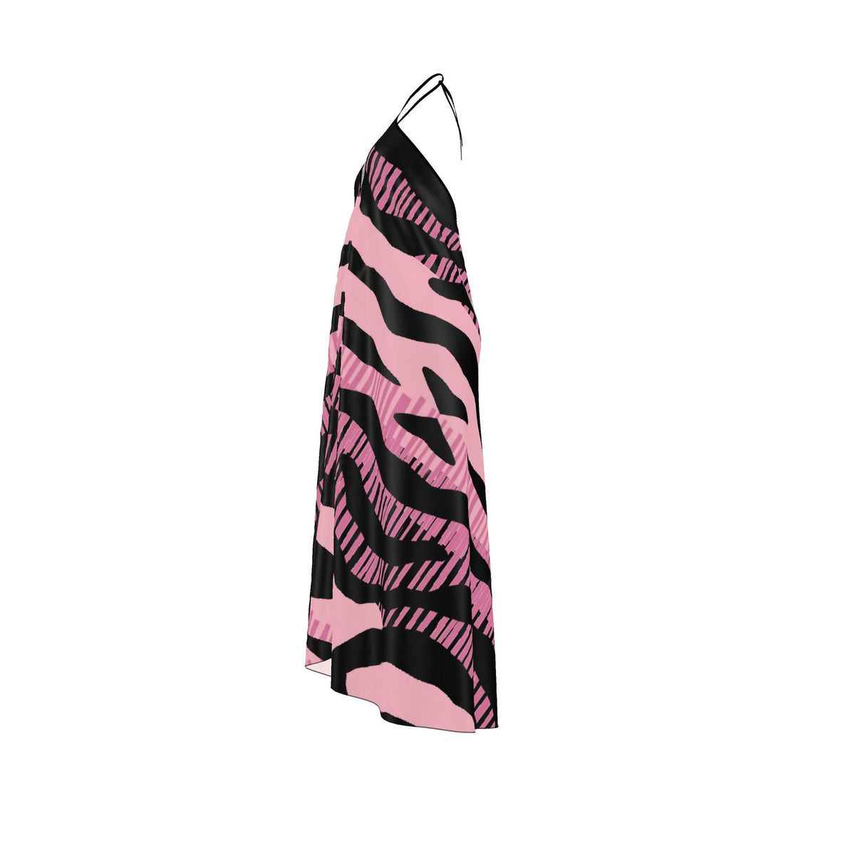 Halterneck backless dress