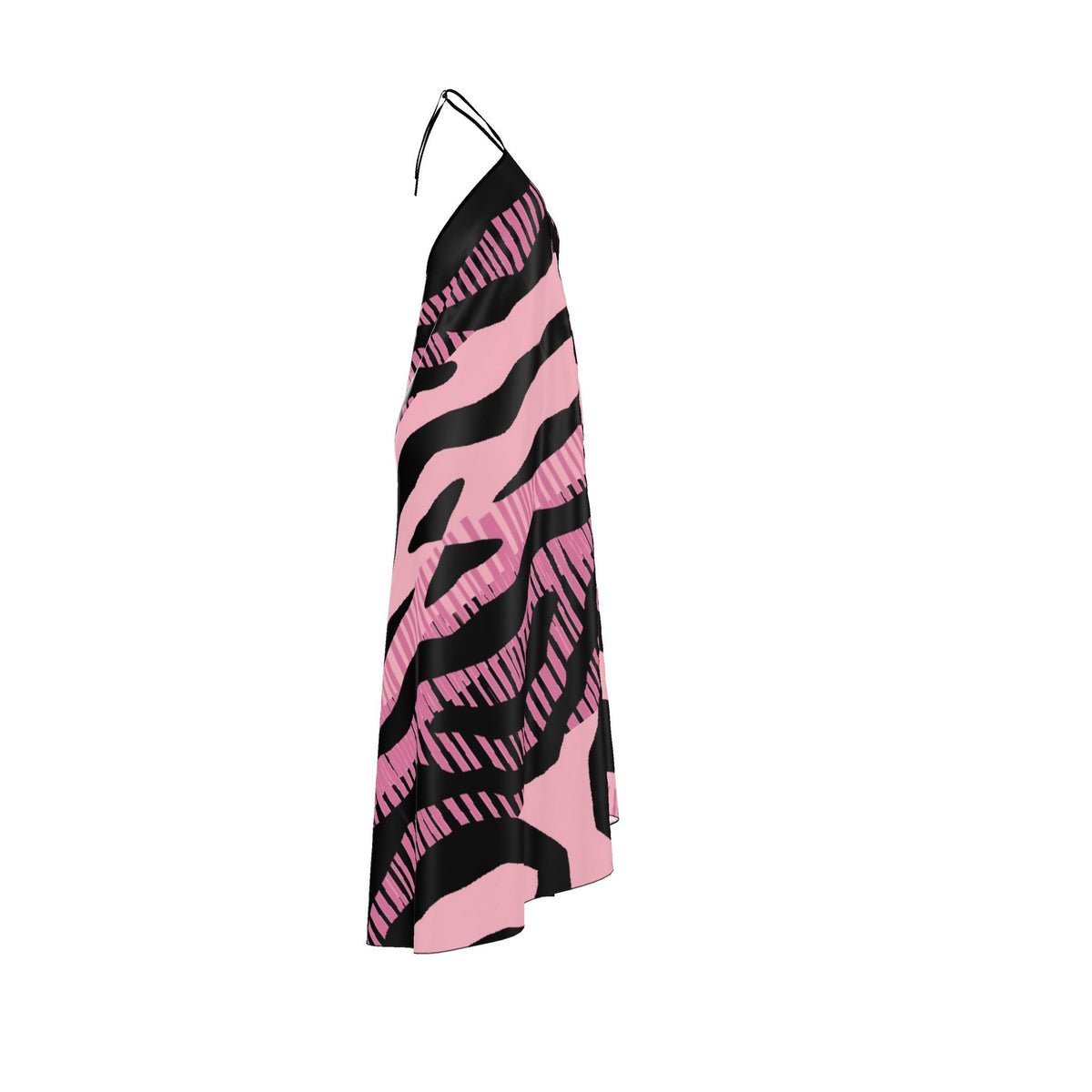 Halterneck backless dress
